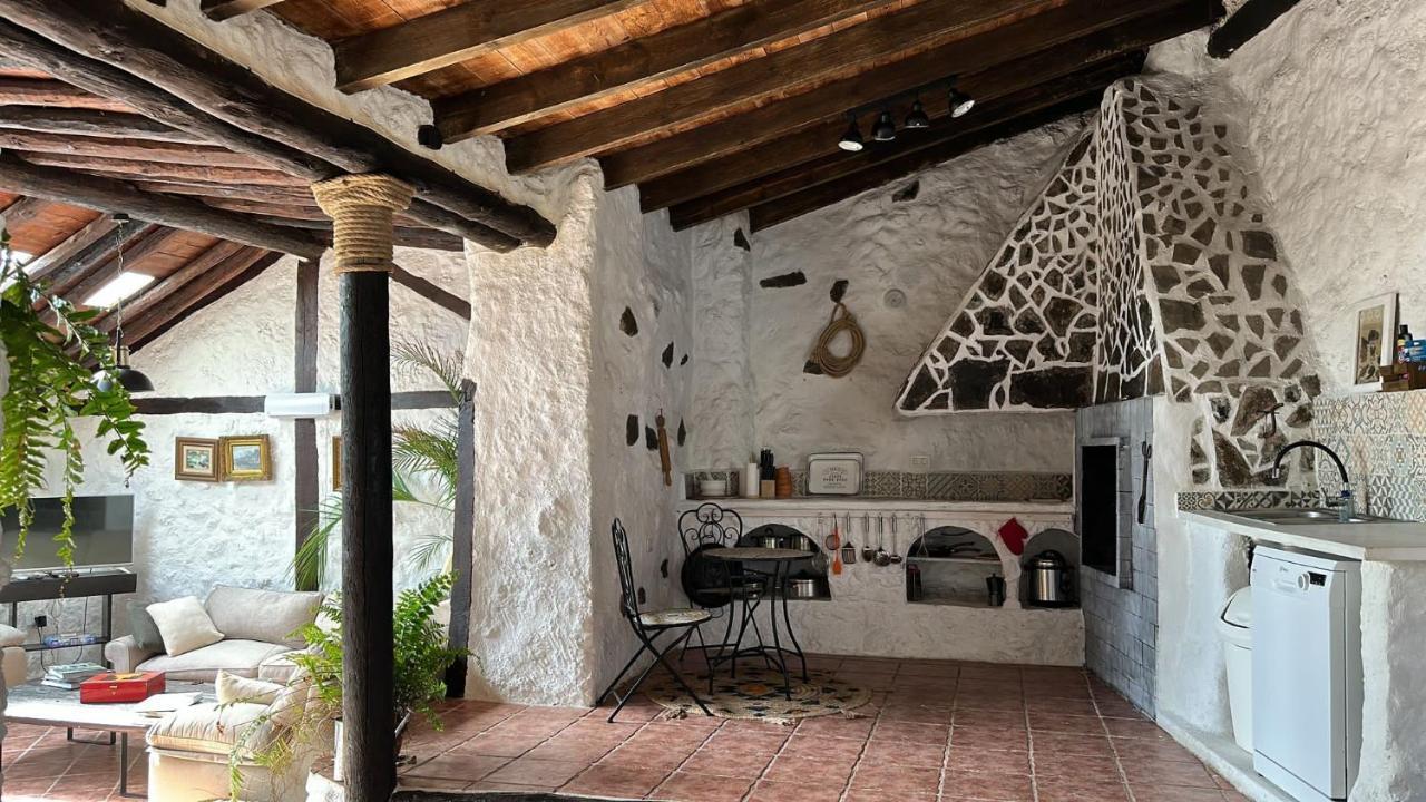 Casa Mara Casa Rural Con Terraza, Barbacoa Y Vistas Al Teide El Tanque Exterior foto